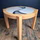 Vintage coffee table from Haslev Møbelsnedkeri, Kakkelborde series, me