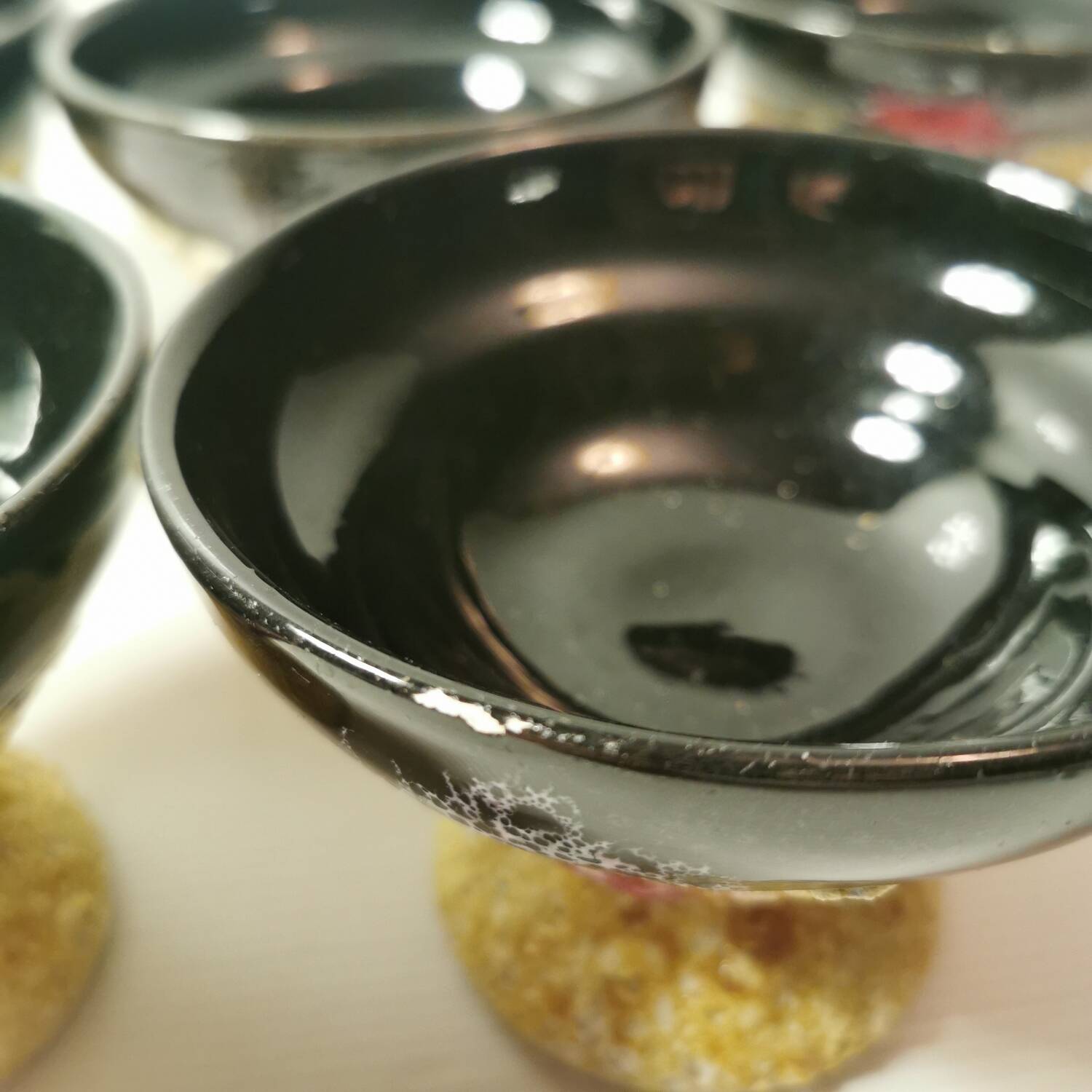 Fruit Salad, Punch or Sangria Service in Vallauris Fat Lava/Lave ceramic