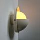 White metal Eclipse wall or ceiling lamp by Dijkstra Lighting, The Netherlands 1970's
