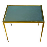 Vintage coffee table in brass and mirror – Deutsche Werkstätten, 1960s