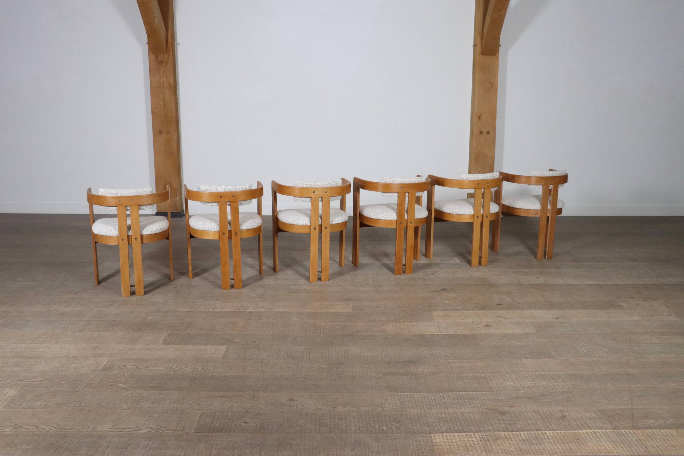 Pigreco Dining Chairs By Afra & Tobia Scarpa With Bentwood Frames, Set Of S