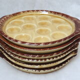 6 Gien snail plates