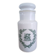 Italian opal glass jar