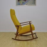 Yellow rocking chair, 1960s