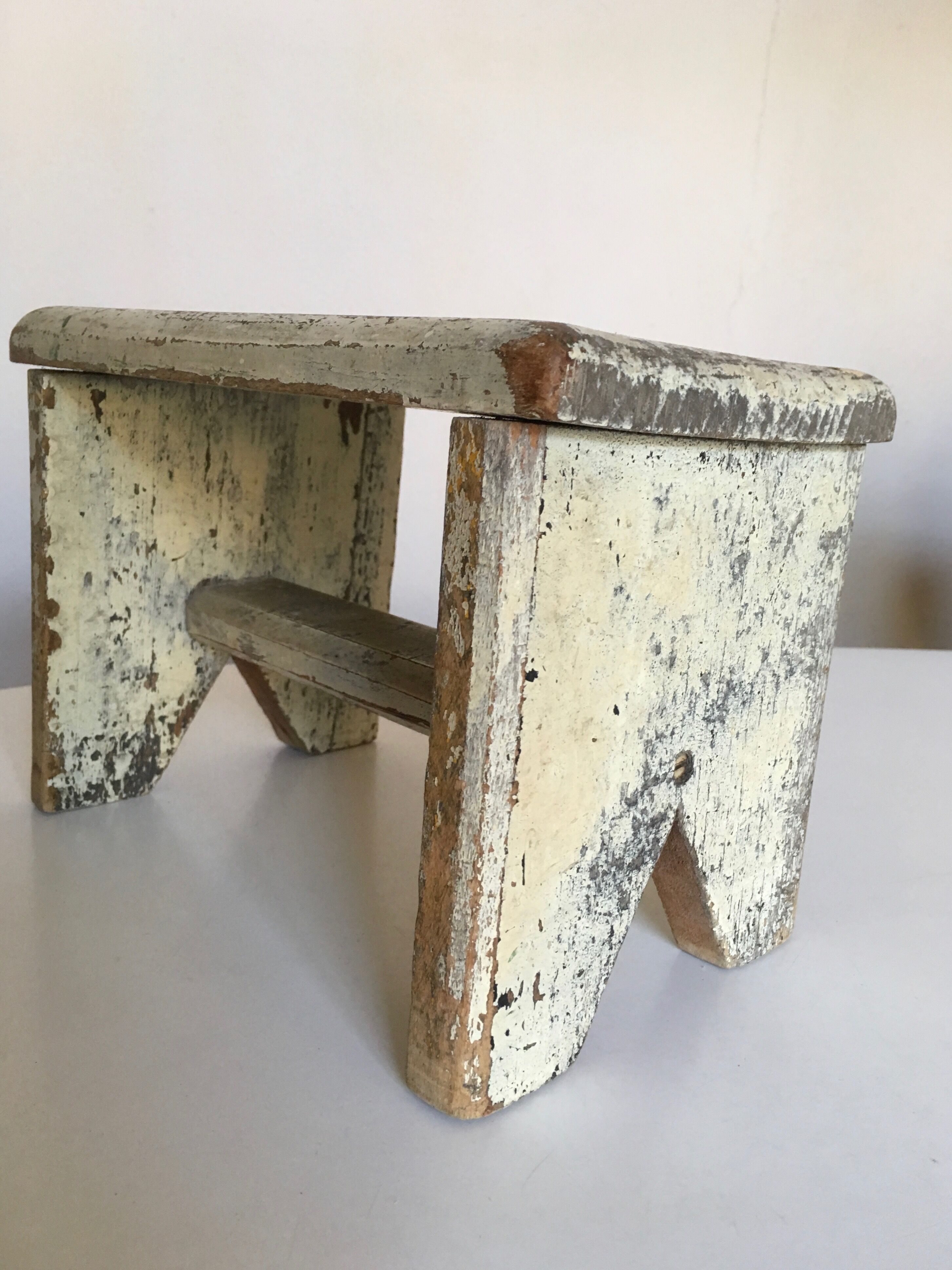 small bench old wood patina original