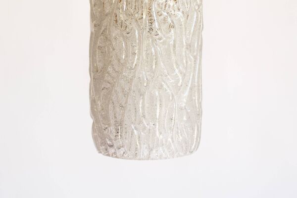 Petites lampes suspendues « Riffle » en verre et laiton de Kalmar