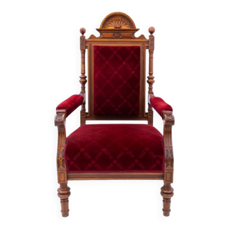 Eclectic armchair, France, circa 1880