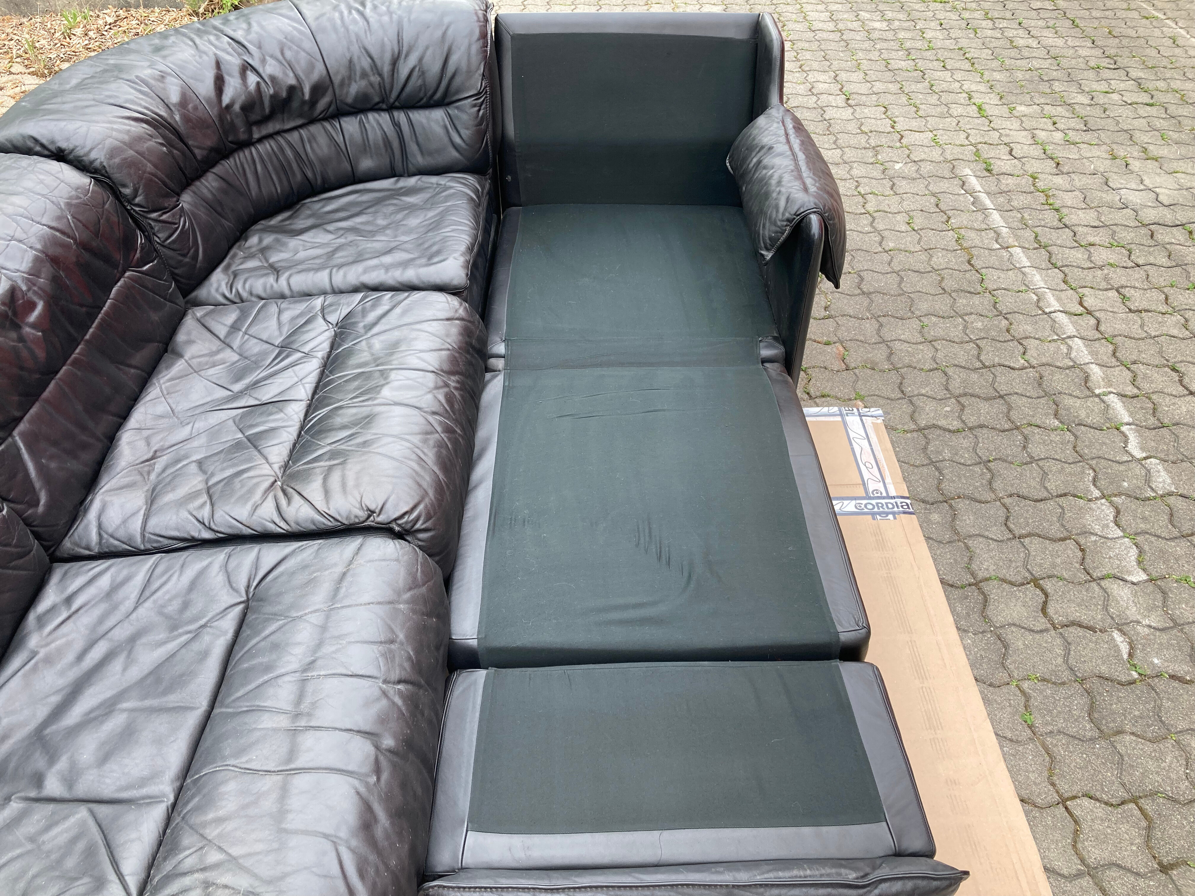 Dreipunkt International Modular Leather Sofa
