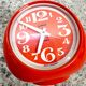 Vintage alarm clock Goldbühl orange