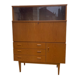 Vitrine/bureau années 60