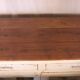 Burmese teak merchant's counter with original white patina.