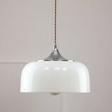 Suspension blanche Space Age de Guzzini, années 1960