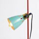 Aluminor vintage Memphis multicoloured desk lamp, 1980s