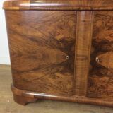 Art deco bookcase display cabinet by Jindrich Halabala