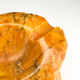 Empty Ashtray in Orange Alabaster Made in Italy