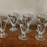 6 bistro glasses