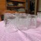 Set of 9 engraved glasses with cocktail or digestive