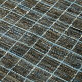 Hand-Knotted Turkish Contemporary 210 cm x 300 cm Grey Wool Carpet