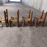 Set de 4 chaises vintages
