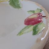 Plat de service en barbotine