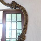 Miroir à encadrement en bronze
