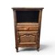Small side table in carved oak in Louis XV style.
