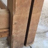 Carpenter's workbench in old solid oak - 2m50