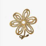 Brass flower trivet