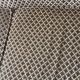 Three-seater Louis XV sofa in brown velvet