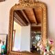Louis Philippe style mirror with pediment