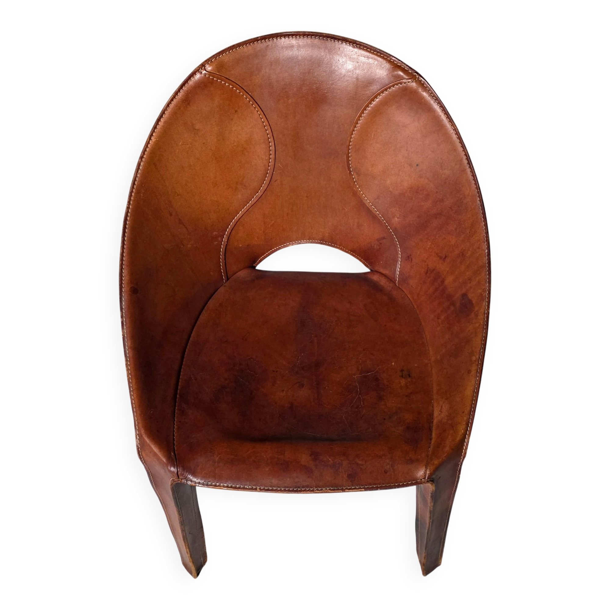 Set of four "Lira e Liuto" chairs by Mario Bellini for Cassina, Italy, 1980s.