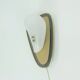 1950s sconce metal mesh and brass with white acrylic shades
