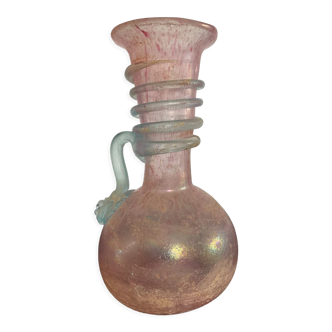Ancien vase « Scavo » en verre de Murano