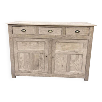 Raw wooden sideboard