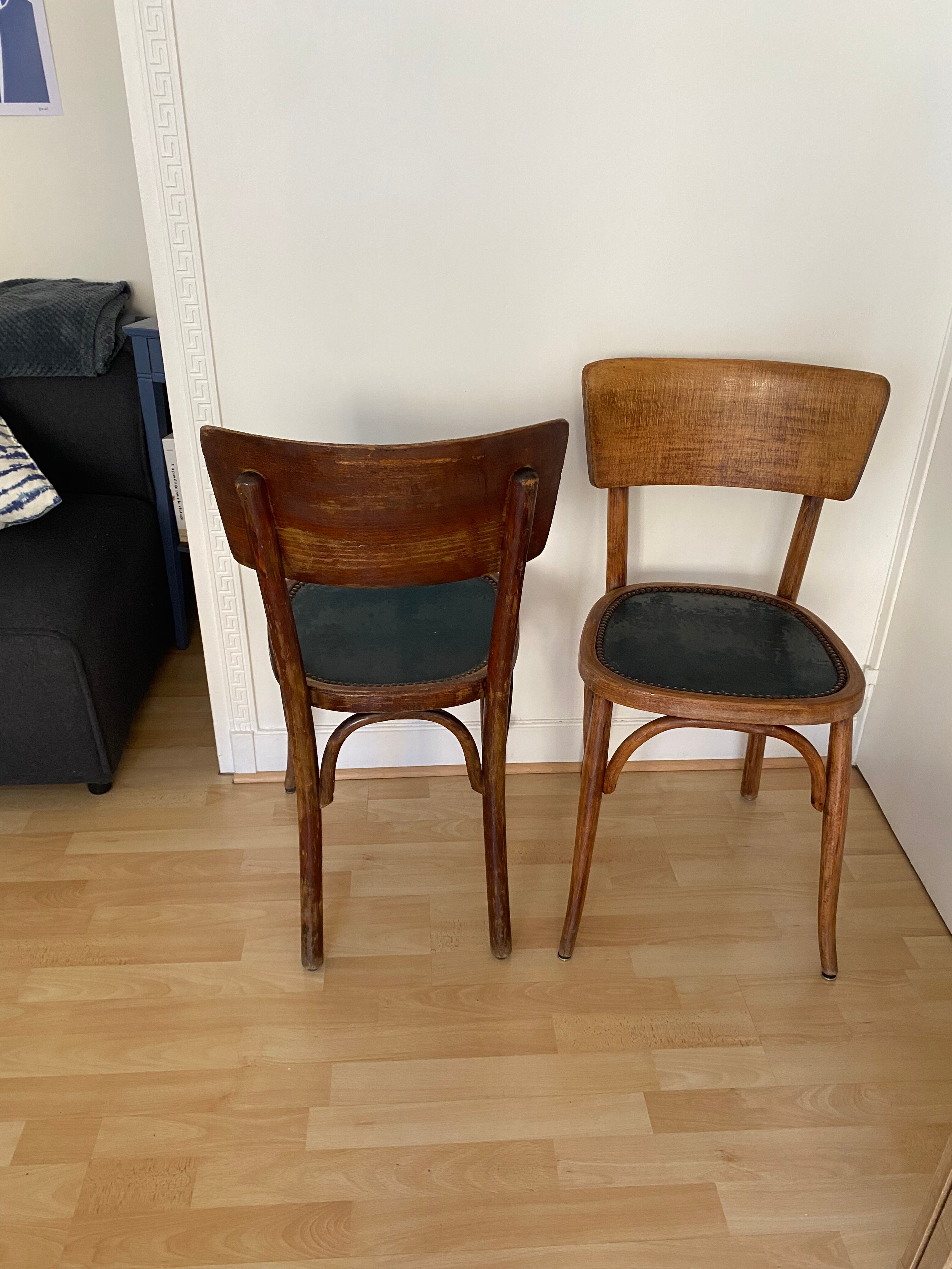 Paire de chaises bistrot