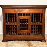 19th century Louis Philippe panetière in walnut, sideboard, storage