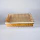 Lucite & rattan vanity box, Christian Dior style, Italy, 1970s