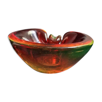 Vintage Murano sommerso ashtray
