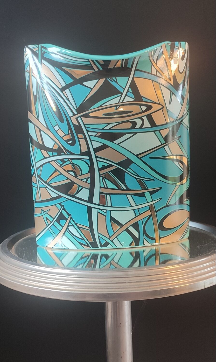 Steuler ceramic vase from the 60s - 70s signed Steuler design