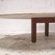 Large oval marble coffee table, 1960