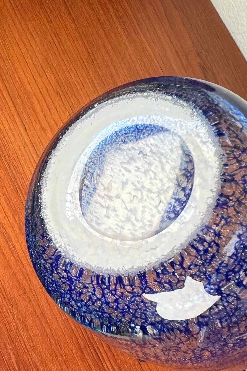 Vintage Swedish glass vase by Sven Vallien for Kosta Boda.