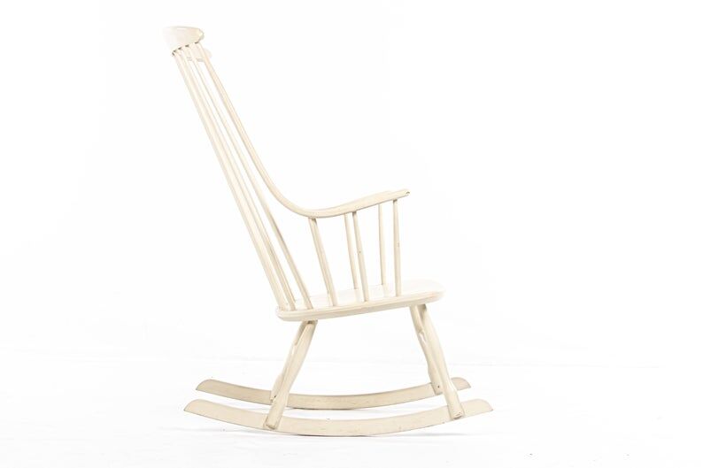 Rocking-chair by Lena Larsson for vintage Swedish Nesto circa 1960