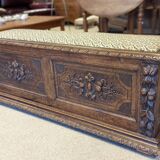 Oak chest bench
