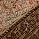 4x8 Brown Cream Geometric Vintage Rug, 112x241Cm