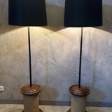 Pair of floor lamps