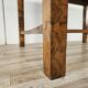 Extendable Art Deco table in olive root