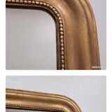 Large antique Louis Philippe gilded mirror