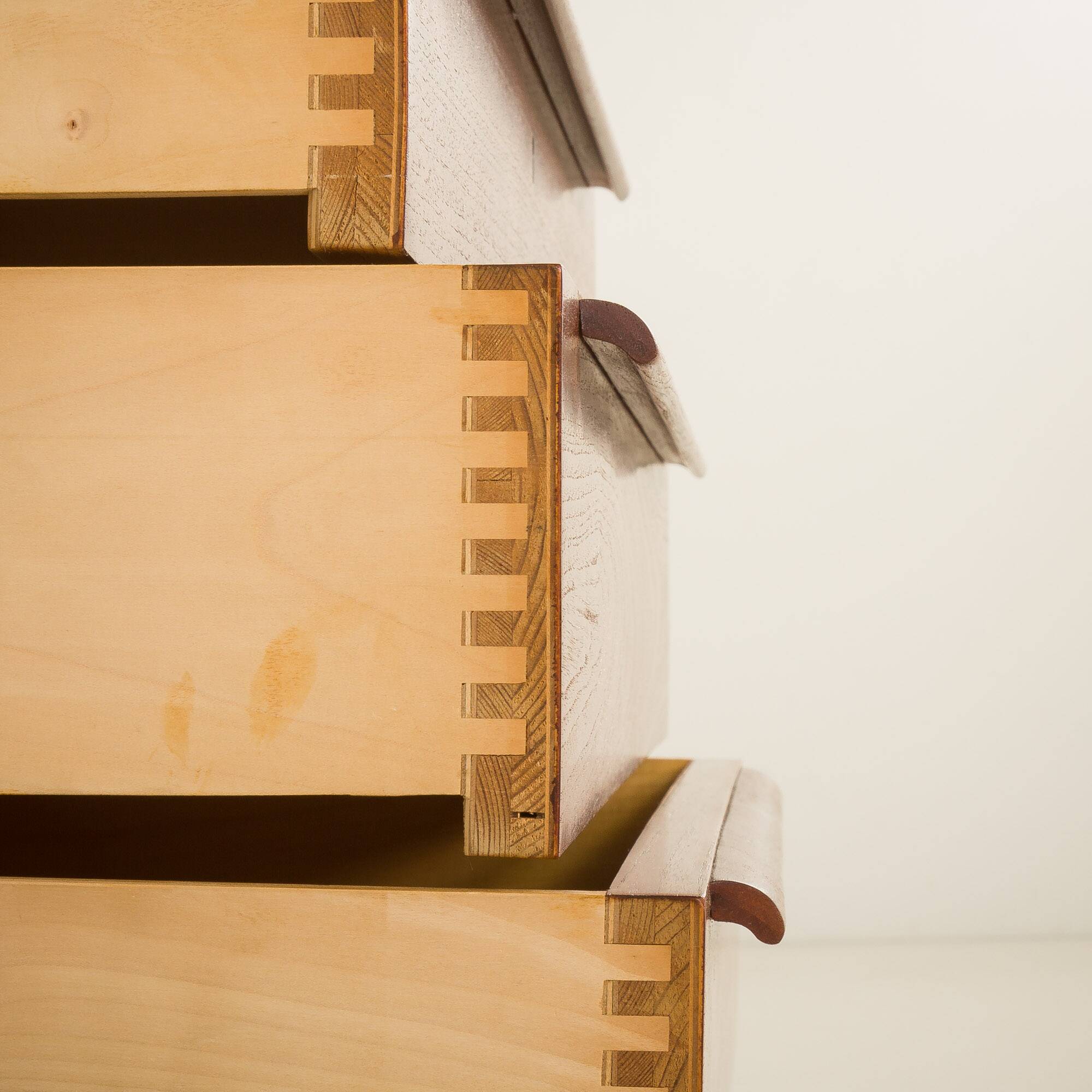 Danish  mid century teak  bureau with a hidden vanity by Ølholm Møbelfabrik