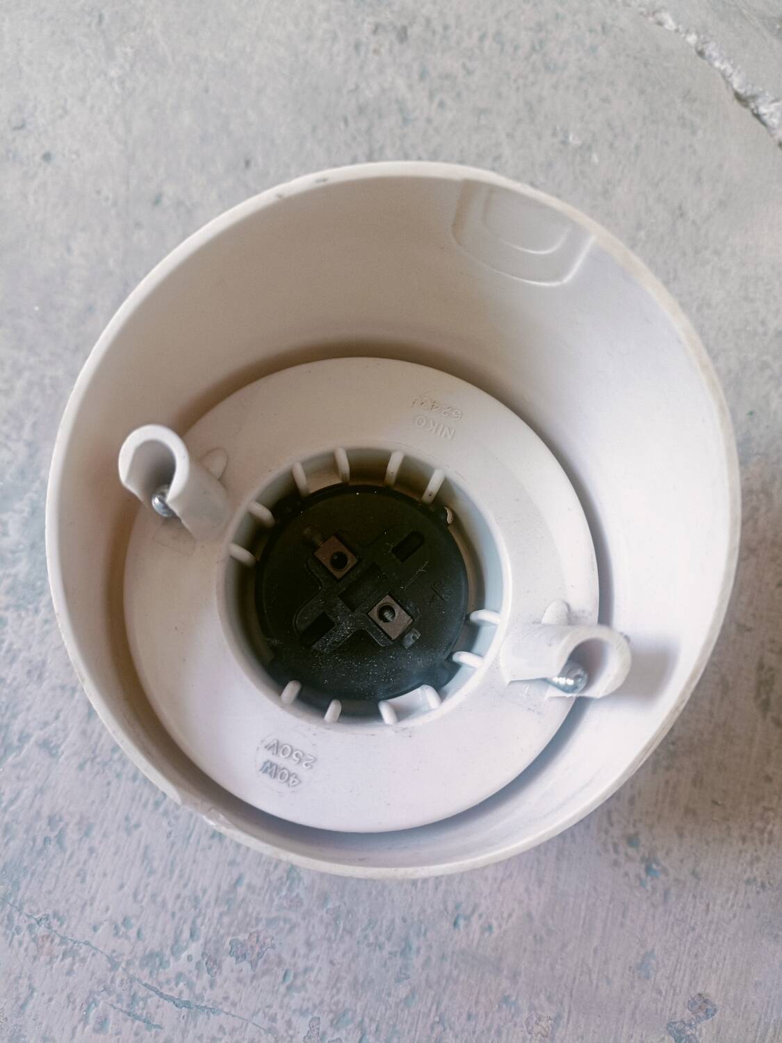 Two opaline glass globe wall lights