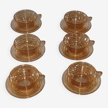 Service 6 cups coffee gondolo - vintage